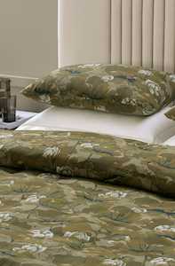 Duvet Cover Set Waterlily Olive