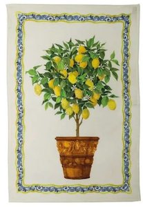 Linen Tea Towel LEMONAIA