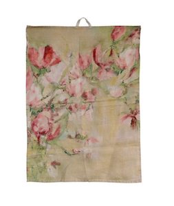 Linen Tea Towel MAGNOLIA LIMONE