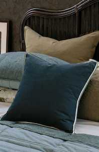 Linen Chambray Cushion APPETTO Ocean