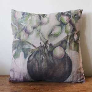 Linen Cushion Ivy & Fig