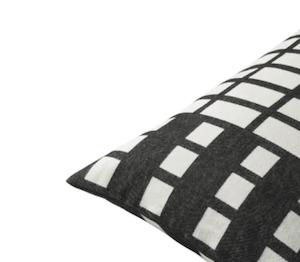 Cushion Black/White Block Kristina Dam