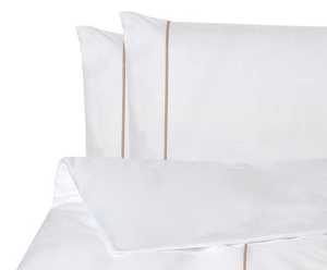 Classic Hotel Sheet Set TAUPE Made in Portugal