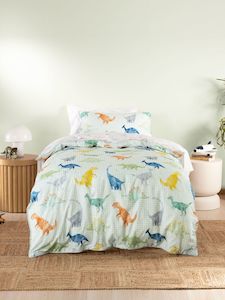 Household linen wholesaling: Dinosnore Duvet Cover Set