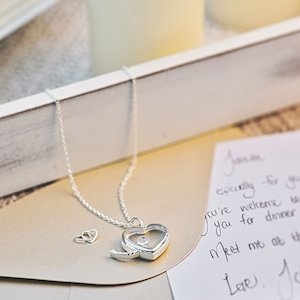 Medium Silver Heart Locket