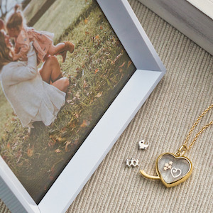 Medium Gold Heart Locket