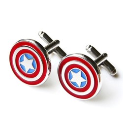 Captain america cufflinks