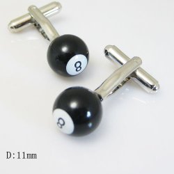 Magic 8 ball cufflinks