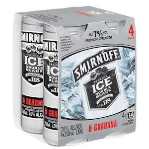 Smirnoff Guarana 4x250ml Can