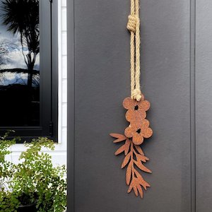 Mānuka mini Corten Wall Decor