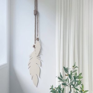 Gold: Hanging feathers regular, Vanilla