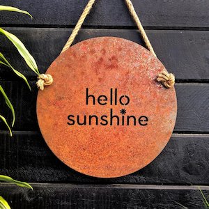 Garden Art: hello sunshine