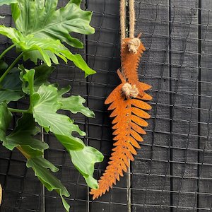 Silver Fern Wall hanging CORTEN