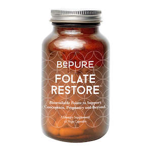 BePure Folate Restore (30 Capsules, 30-Day Supply)