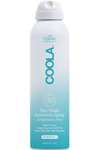 Toiletry: COOLA SPF30 Zinc Oxide Sunscreen Spray 148ml