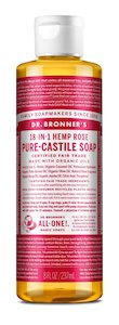 Toiletry: Dr Bronner’s Rose Liquid Soap 473ml