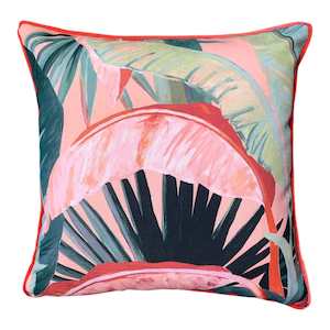 Tropicalia Coral Palm 50x50cm Outdoor Cushion