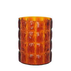 Matelasse Amber Vase