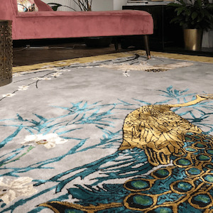 Preorder: Chinese Garden of Virtue Hand Tufted Rug PRE ORDER