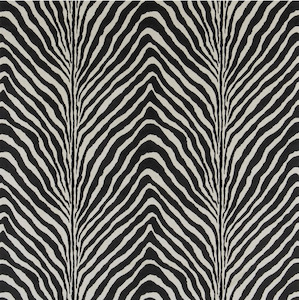 Bartlett Zebra Velvet Fabric