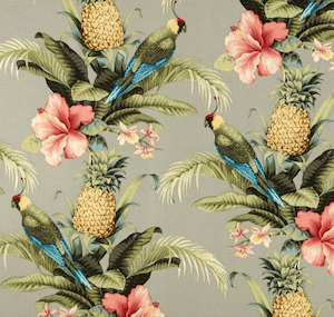 Tommy Bahama: Bounty Tangelo Outdoor Fabric