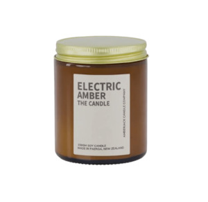 Electric Amber Soy Candle Small