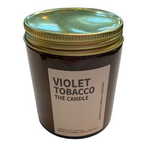 Amberjack: Violet Tobacco Soy Candle Small