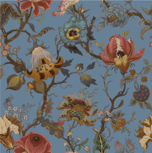 House Of Hackney: Artemis Velvet Azure Fabric PRE ORDER