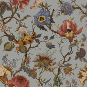 House Of Hackney: Artemis Velvet Dove Grey Fabric PRE ORDER