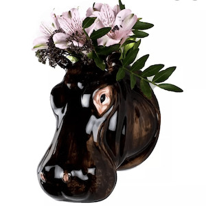 Quail Ceramics: Hippo Wall Vase