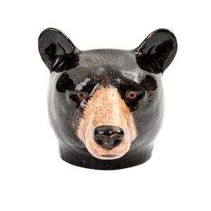 Quail Ceramics: Black Bear Egg cup