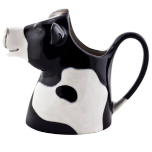 Quail Ceramics: Friesian Cow Jug Small