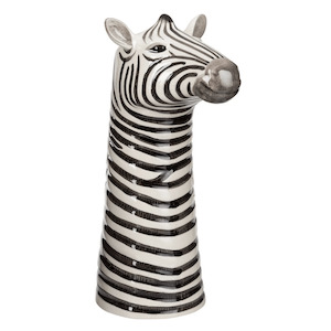 Zebra Flower Vase