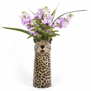 Leopard Flower Vase