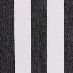 Cabana Black Stripe Outdoor Fabric