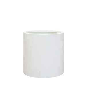 Mikonui Cylinder Small White Planter