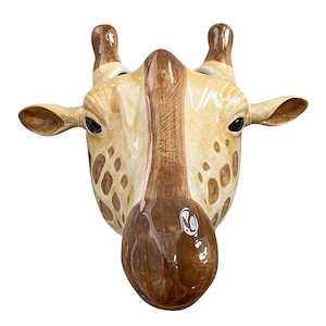 Vases And Planters: Giraffe Wall Vase