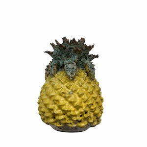 Yellow Pineapple 12cm Bud Vase