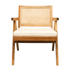 Armchairs Occasional Chairs: Crusoe Mara Teak Armchair Natural