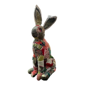 Handmade Patchwork Bunny Ruby