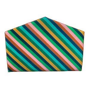 Sherbet Stripe King Headboard