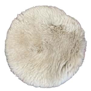 Sheepskin Stool Pad Sand