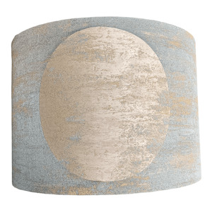 Lamp Shades: Moon Silk Gold Lined 17" Drum Lampshade