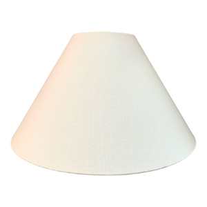 Oyster Linen 26" Cone Lampshade