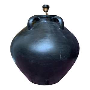 Black Urn Lamp Base