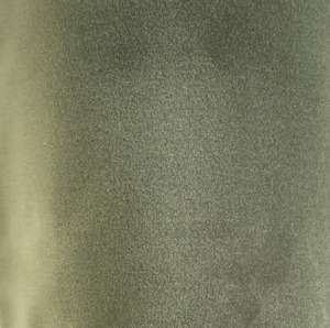 Olive Cotton Blend Velvet Fabric