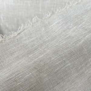 Coco Sheer Natural Linen Fabric