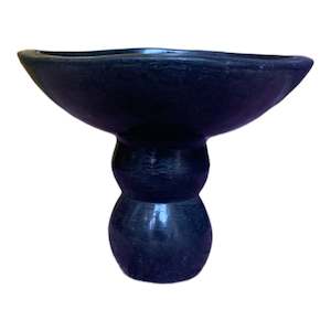 Gifts Under 101: Black Pedestal Bowl