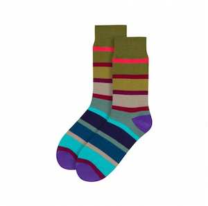 Gifts Under 101: Olive Stripe Socks