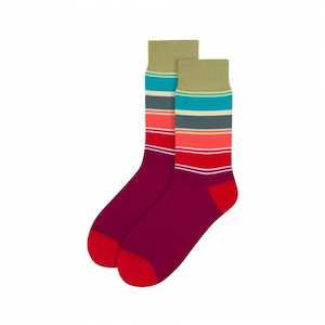 Gifts Under 101: Maroon Stripe Socks